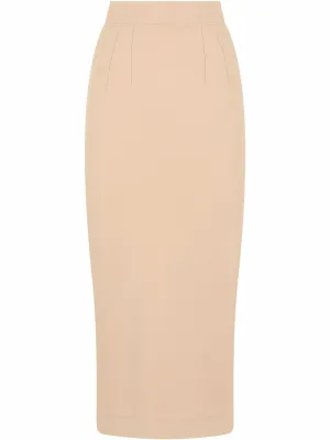 Pencil midi skirt