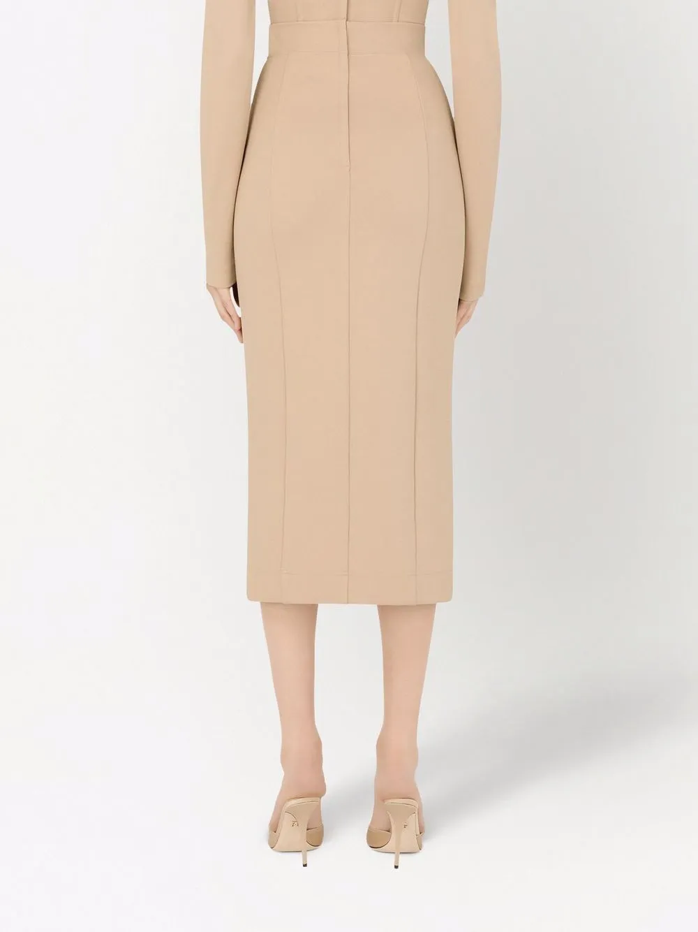 Pencil midi skirt