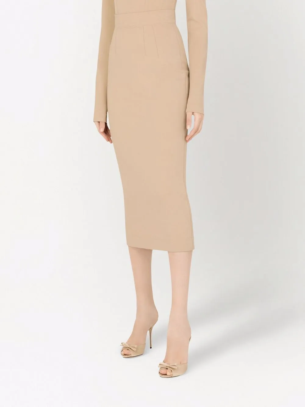 Pencil midi skirt