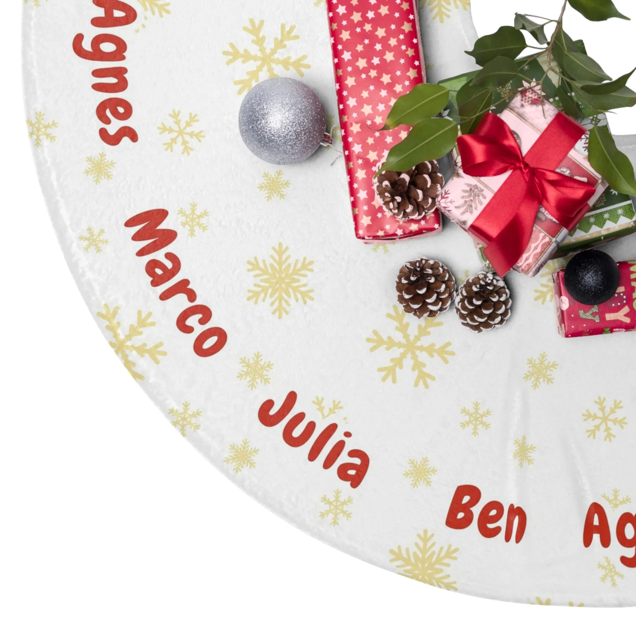 Personalized Christmas Tree Skirts, Christmas Gift