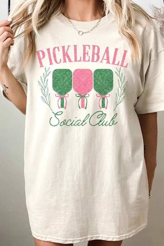PICKLEBALL SOCIAL CLUB OVERSIZED TEE
