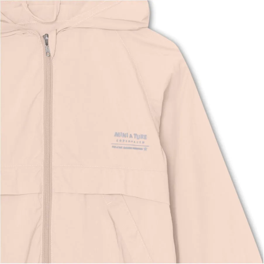 Pink Printed Logo Jacket