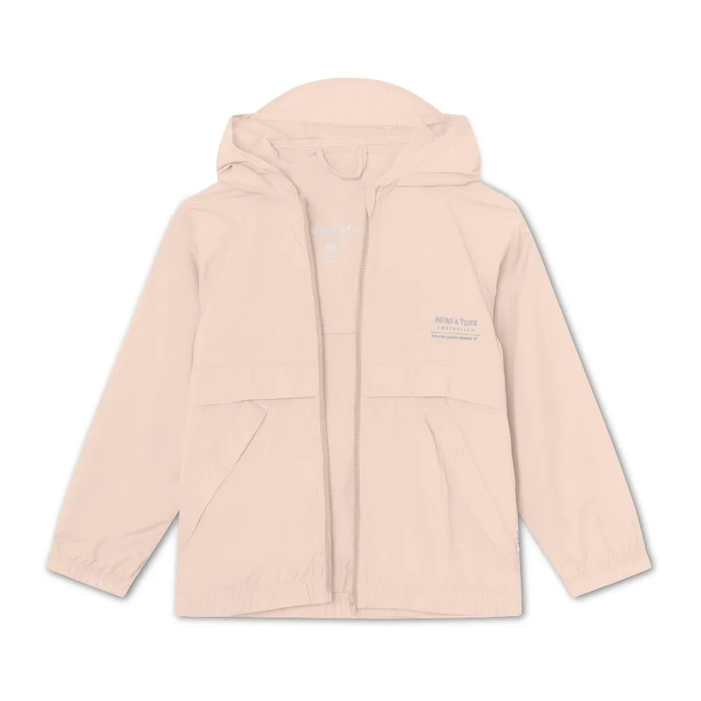 Pink Printed Logo Jacket