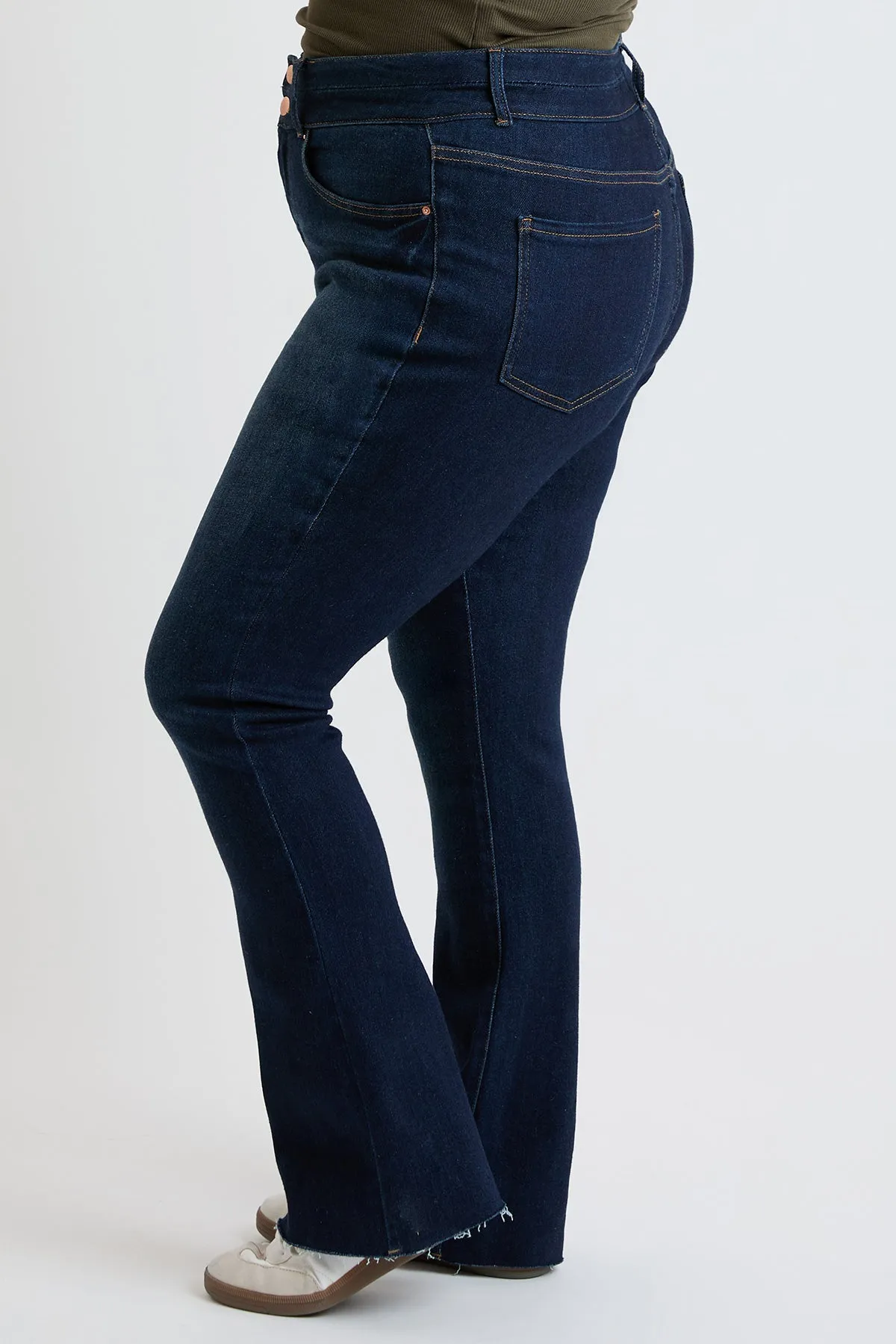 Plus Premium Stretch High Rise Bootcut Jeans, Pack of 6