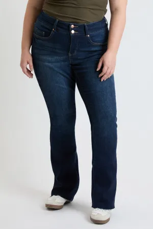 Plus Premium Stretch High Rise Bootcut Jeans, Pack of 6