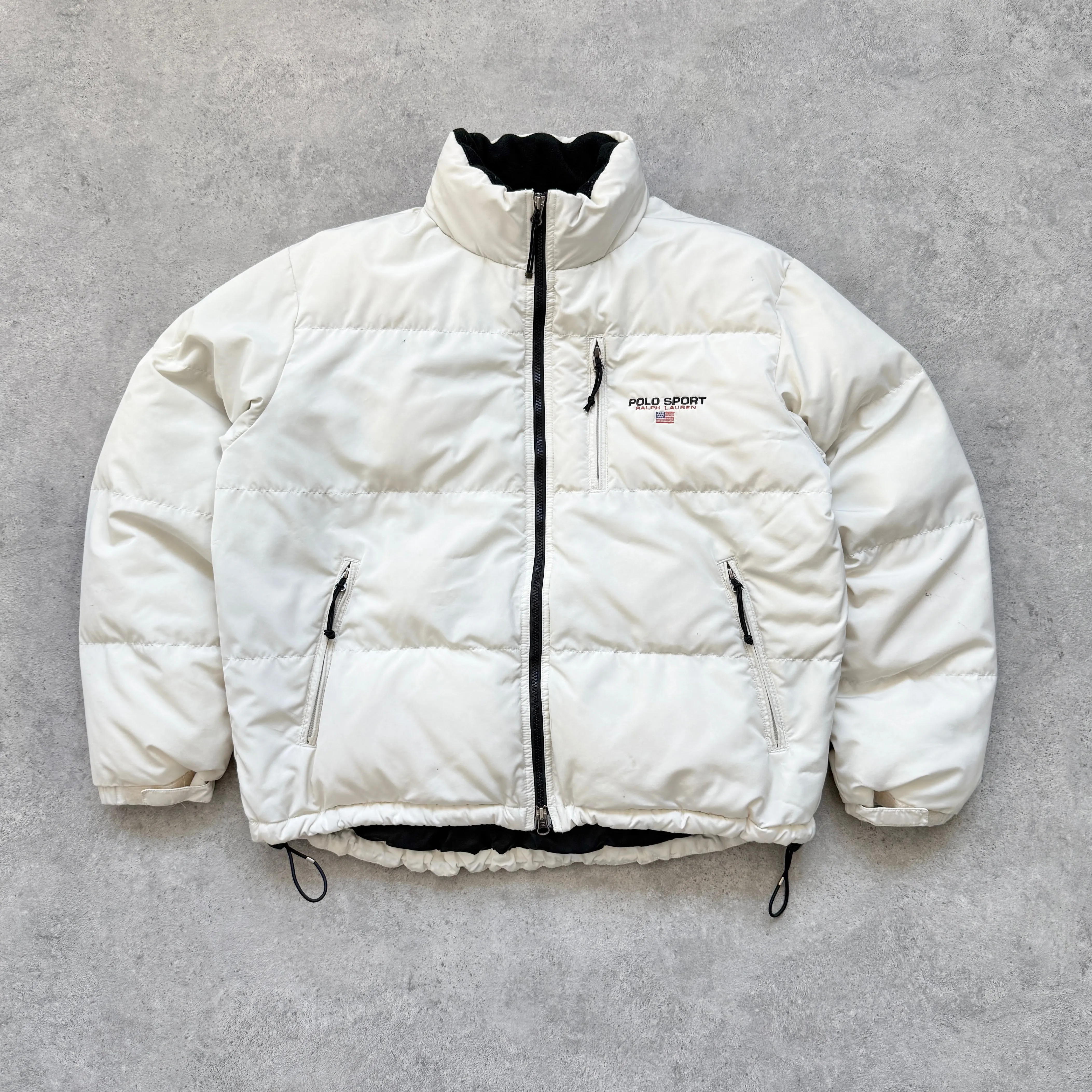 Polo Sport Ralph Lauren RARE 1990s technical fleece lined puffer jacket (L)