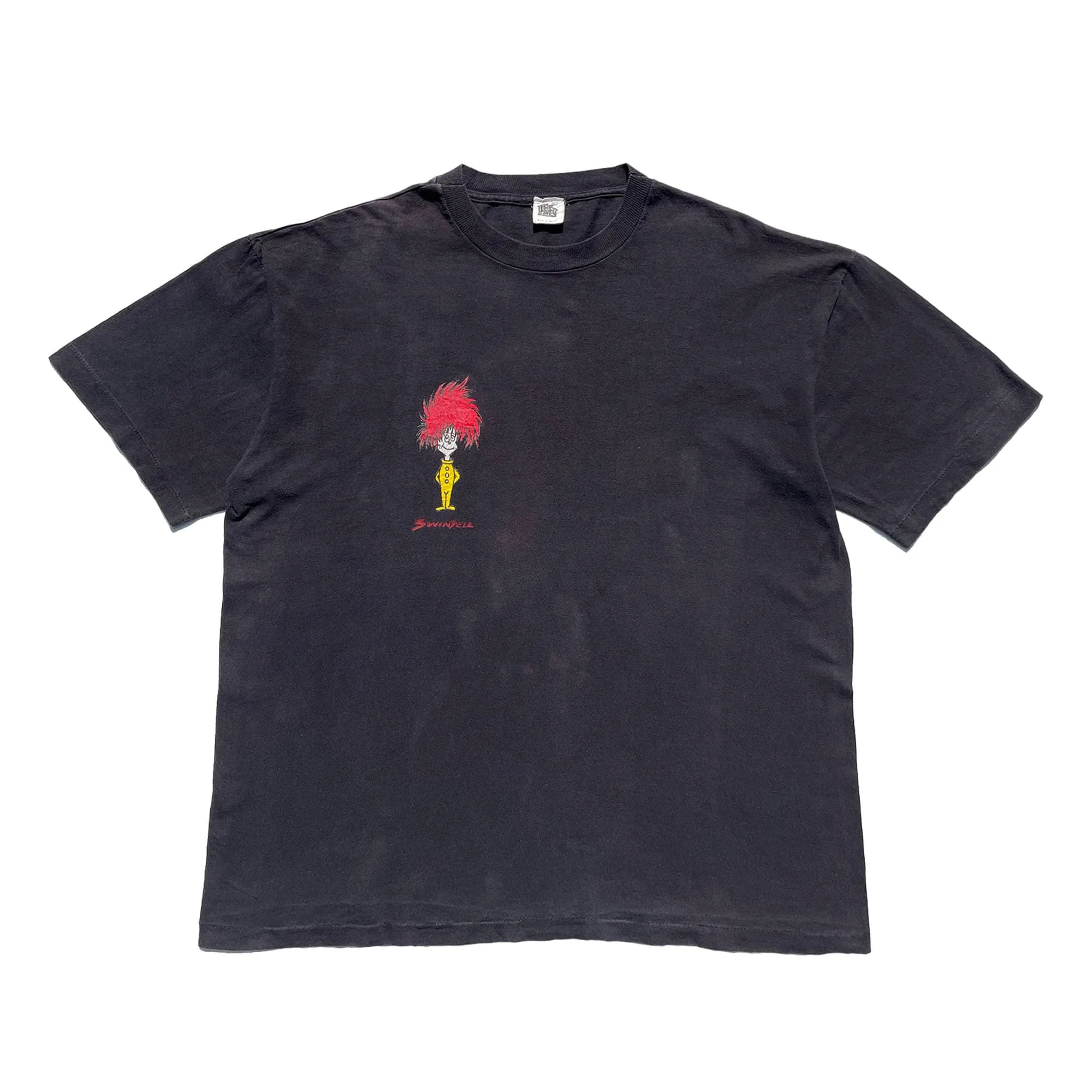 Poorhouse Skateboards "Josh Swindell" Pro Single Stitched T-Shirt (Black) VINTAGE 90s