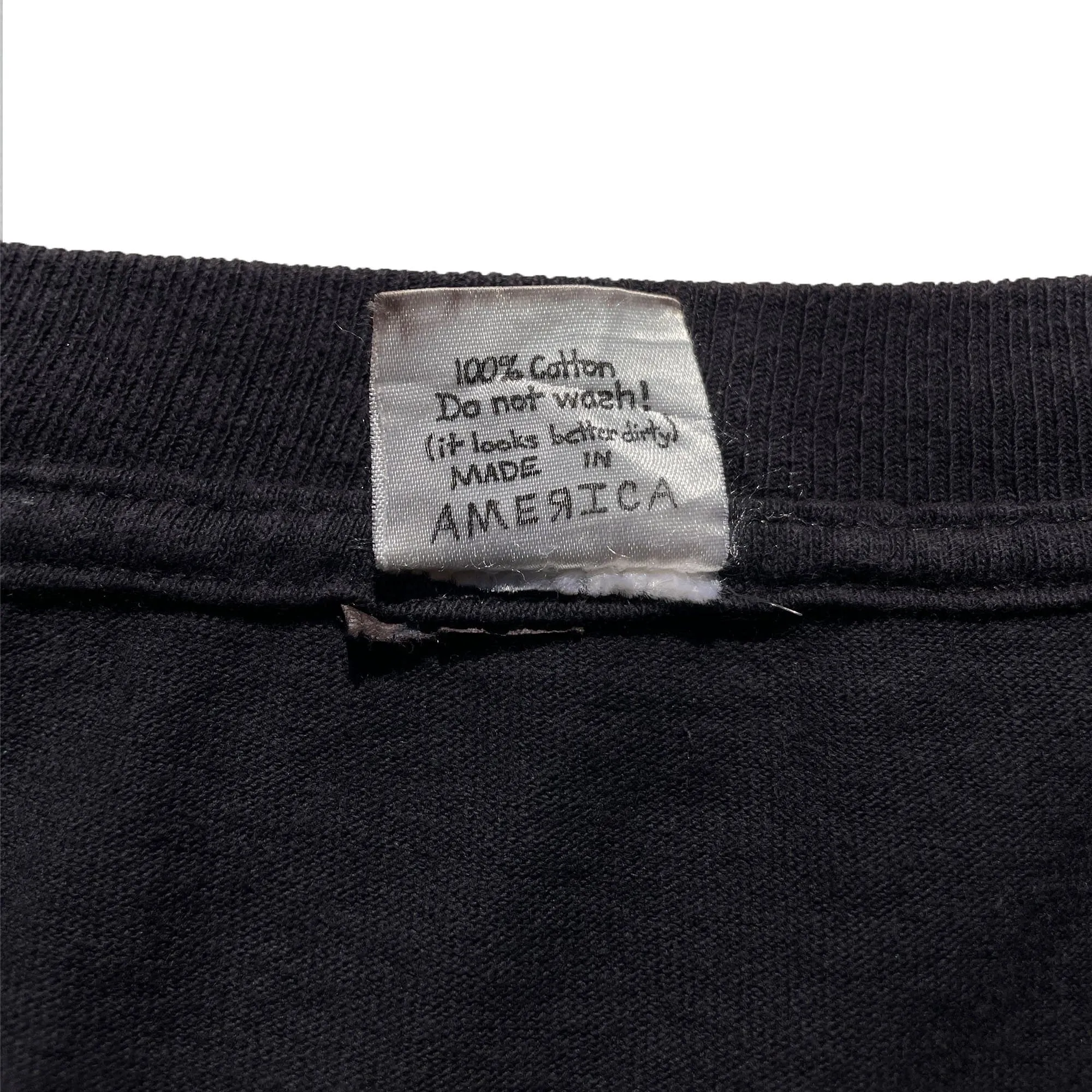Poorhouse Skateboards "Josh Swindell" Pro Single Stitched T-Shirt (Black) VINTAGE 90s