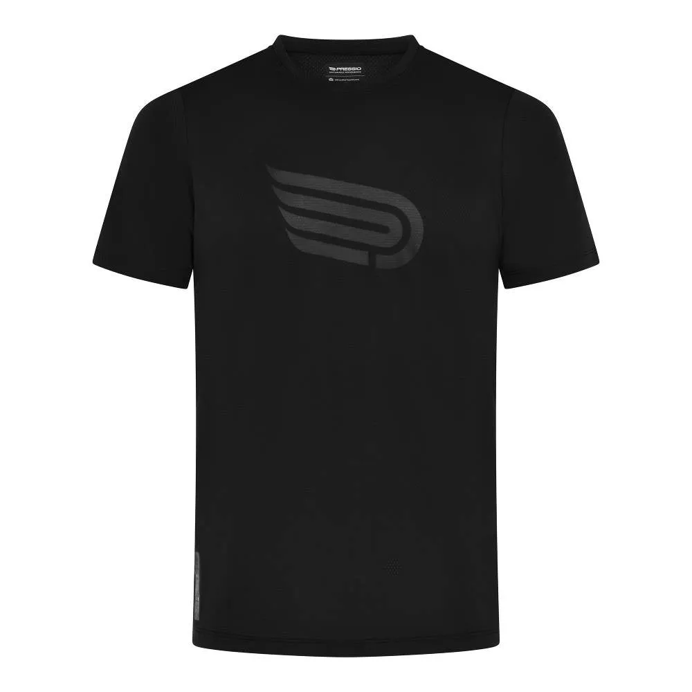 Pressio Perform Short Sleeve Top (Mens) - Black