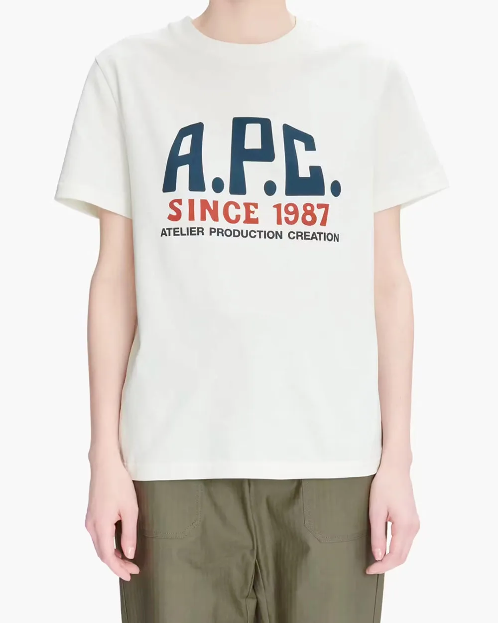 Print Label T-Shirt - White