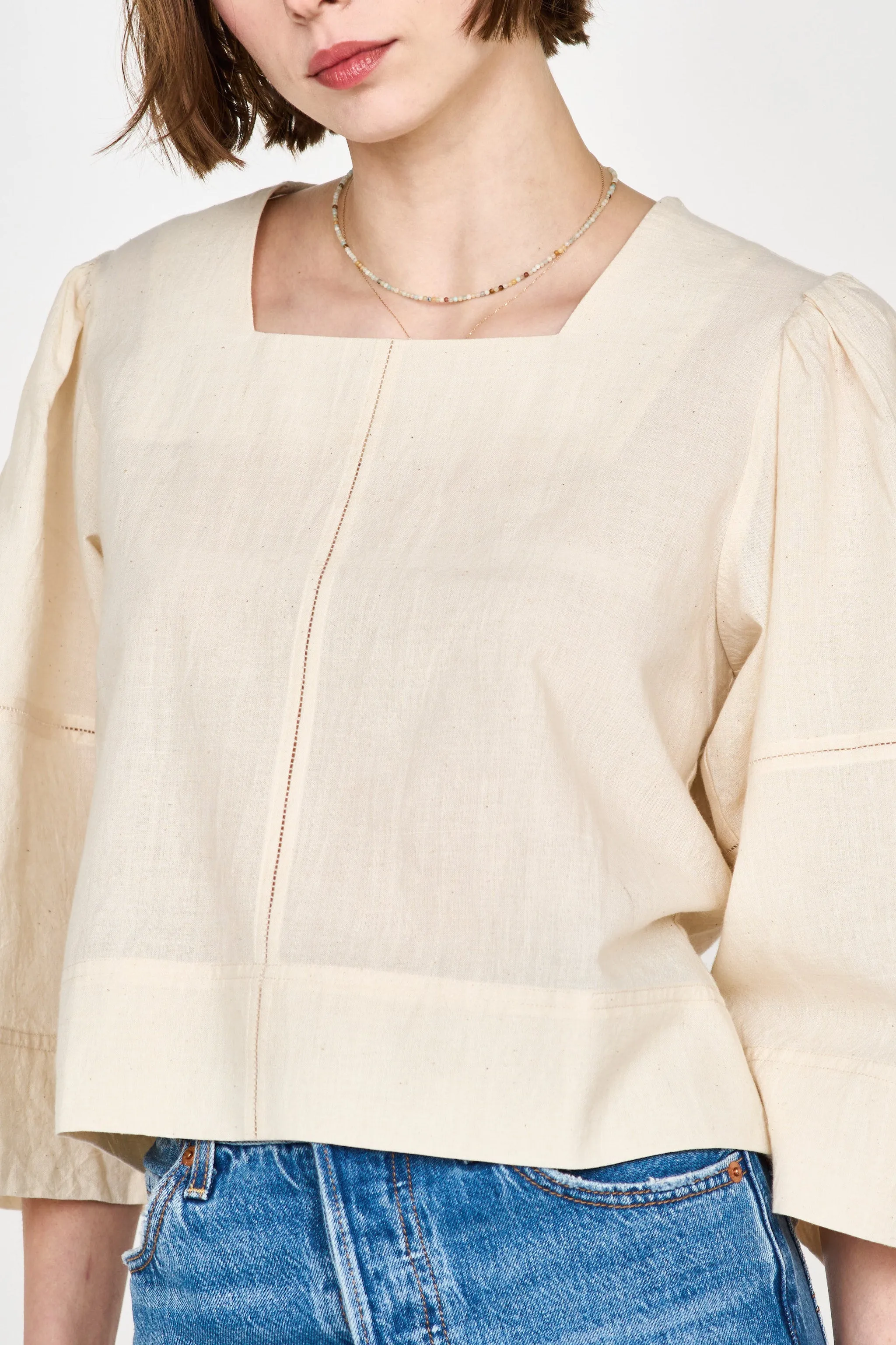 Provence Top in Ecru