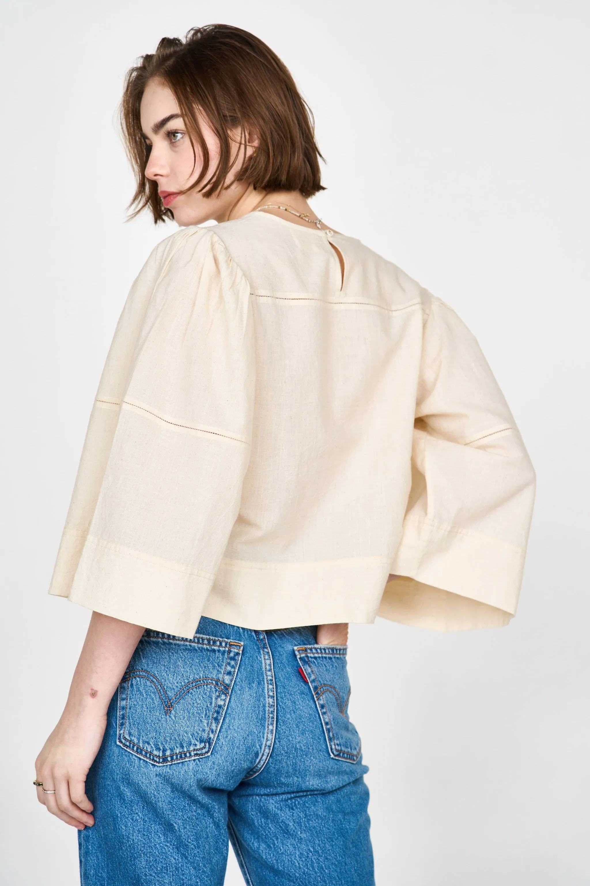 Provence Top in Ecru