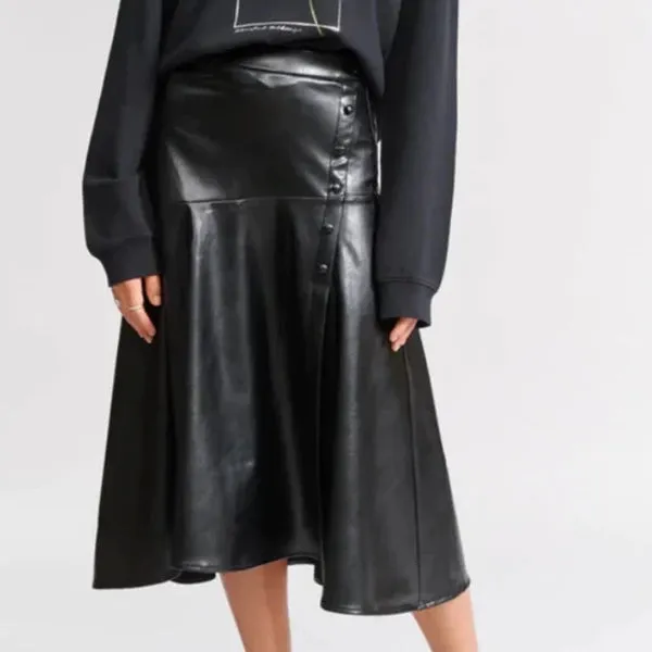 PU Drifter Skirt - Black