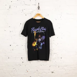 Purple Rain Prince and the Revolution T Shirt - Black - L