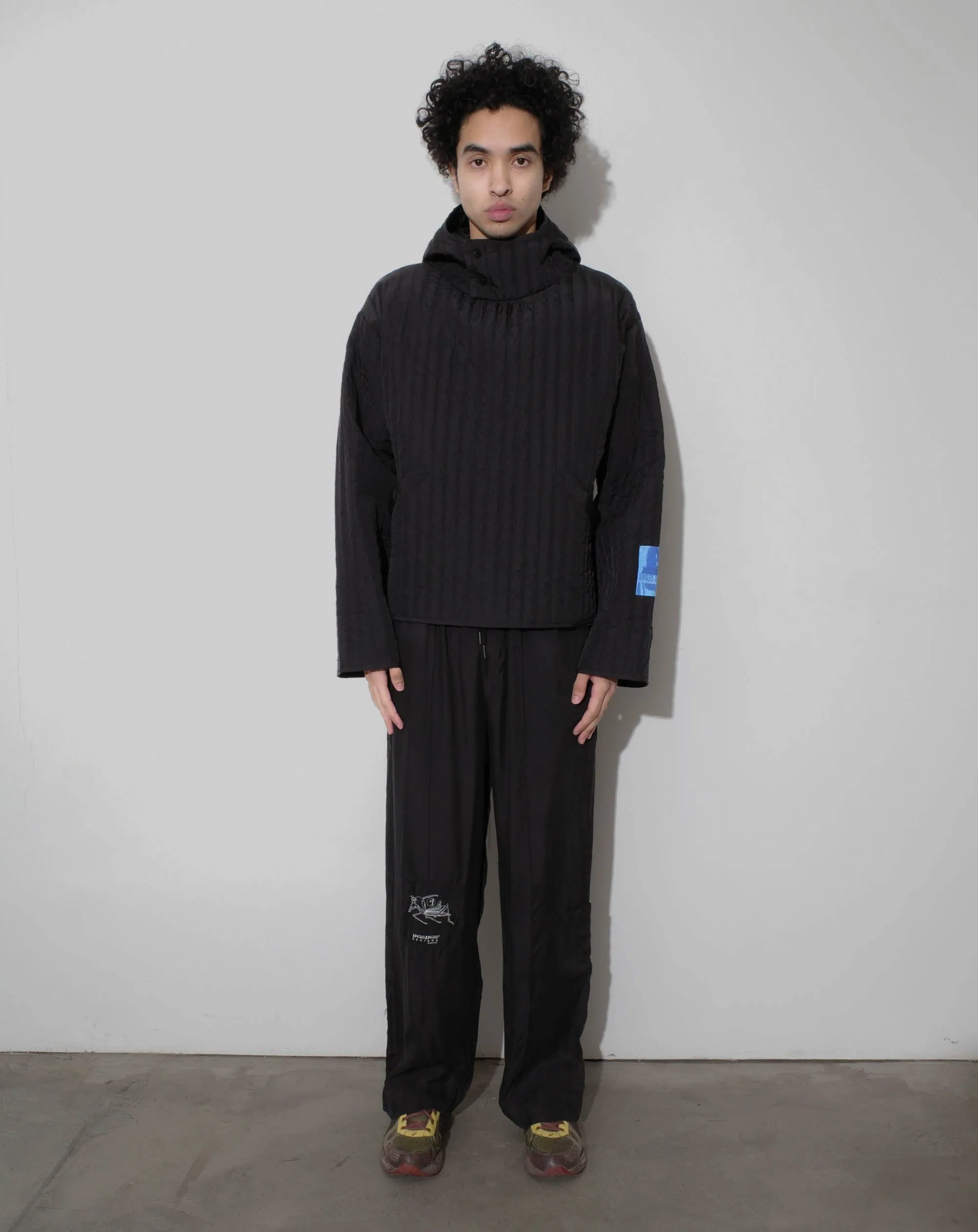 Quilted Nylon Pullover