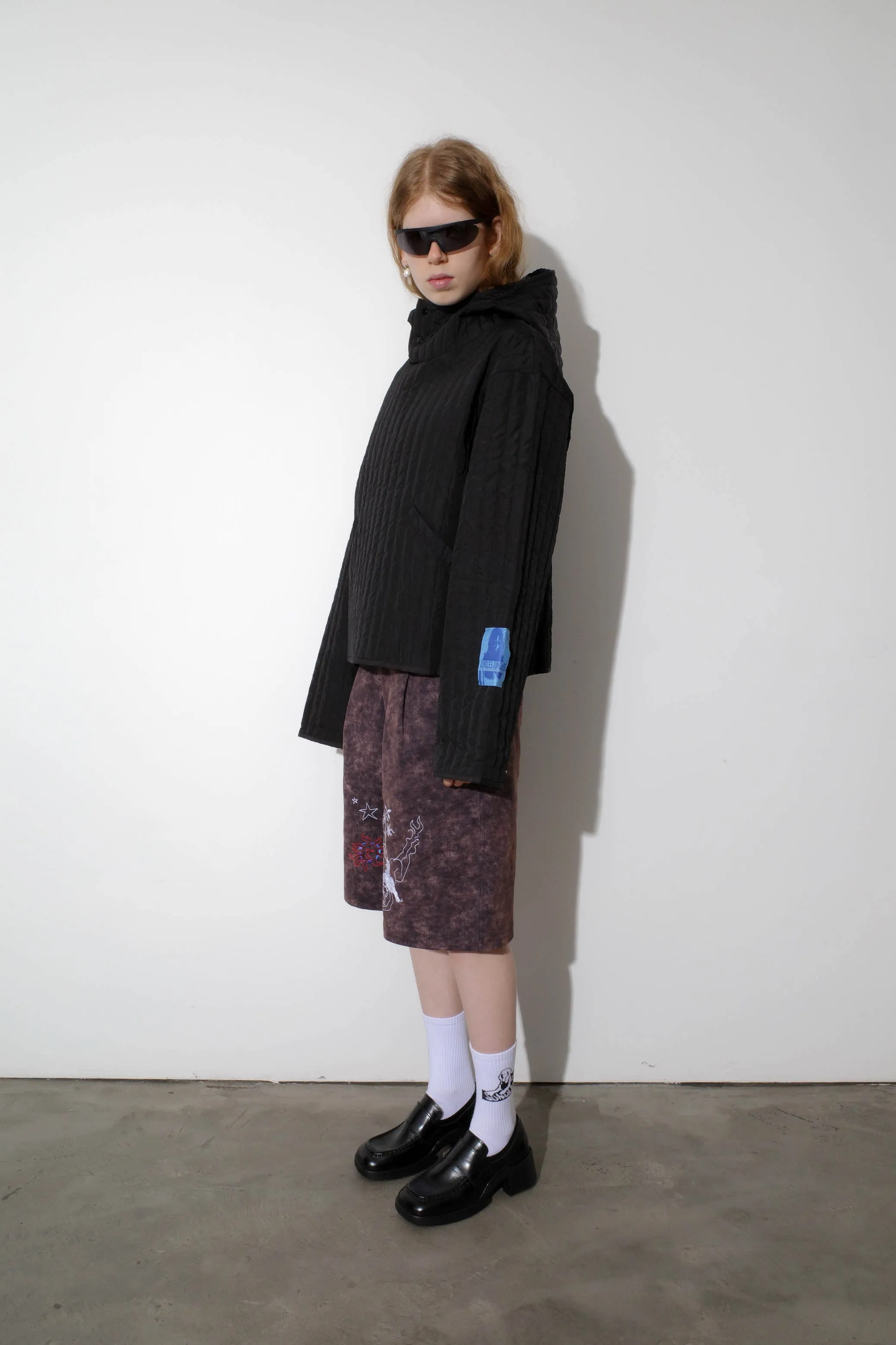 Quilted Nylon Pullover