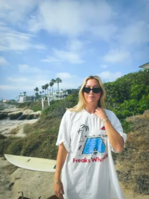 "Freaks Who Surf" Oversized Tee