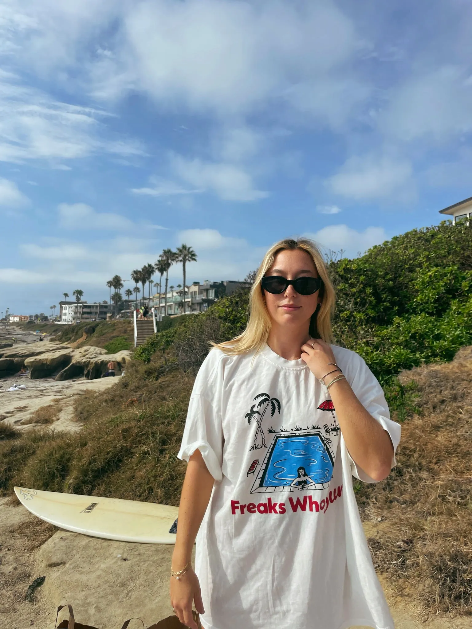 "Freaks Who Surf" Oversized Tee