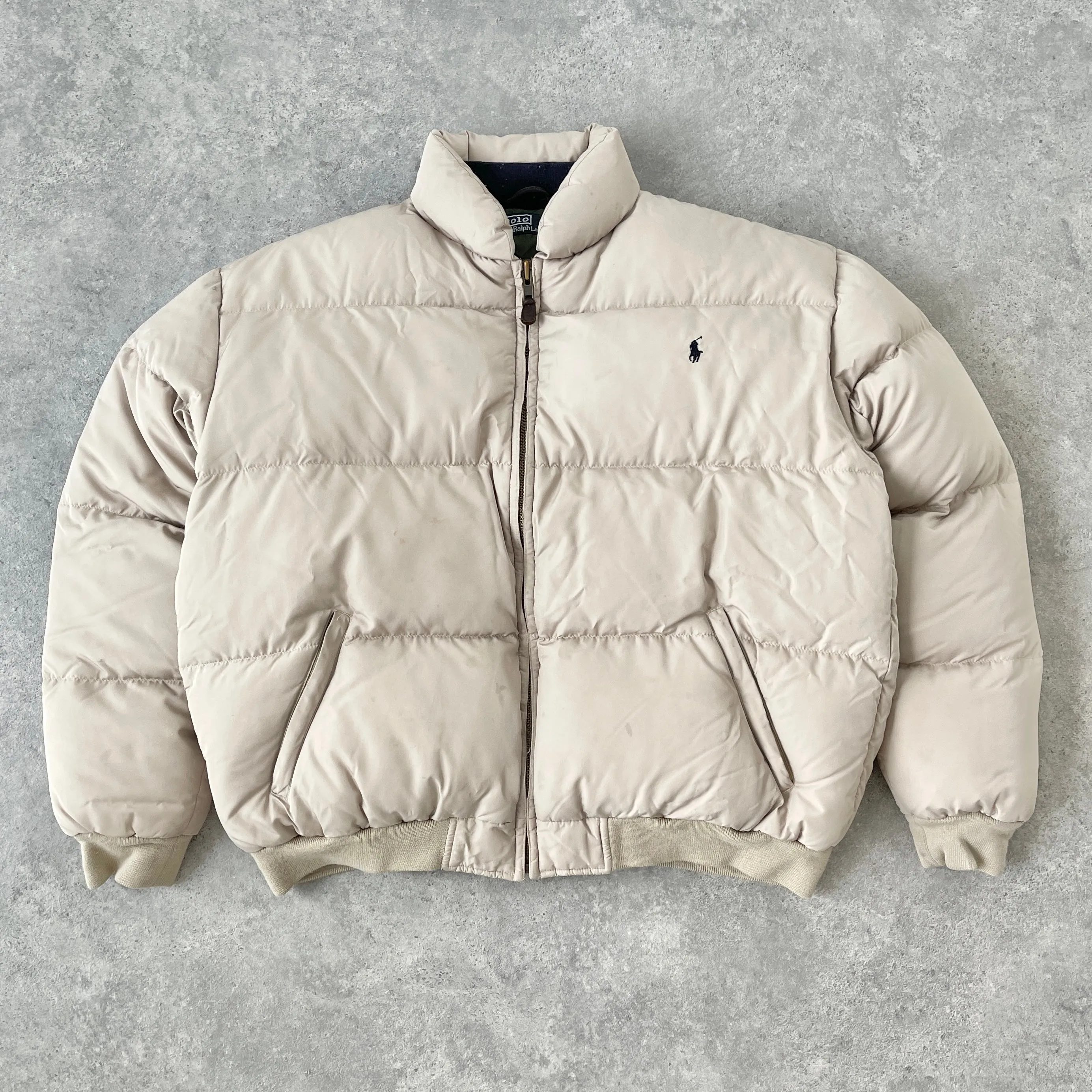 Ralph Lauren RARE 1990s heavyweight puffer bomber jacket (M)