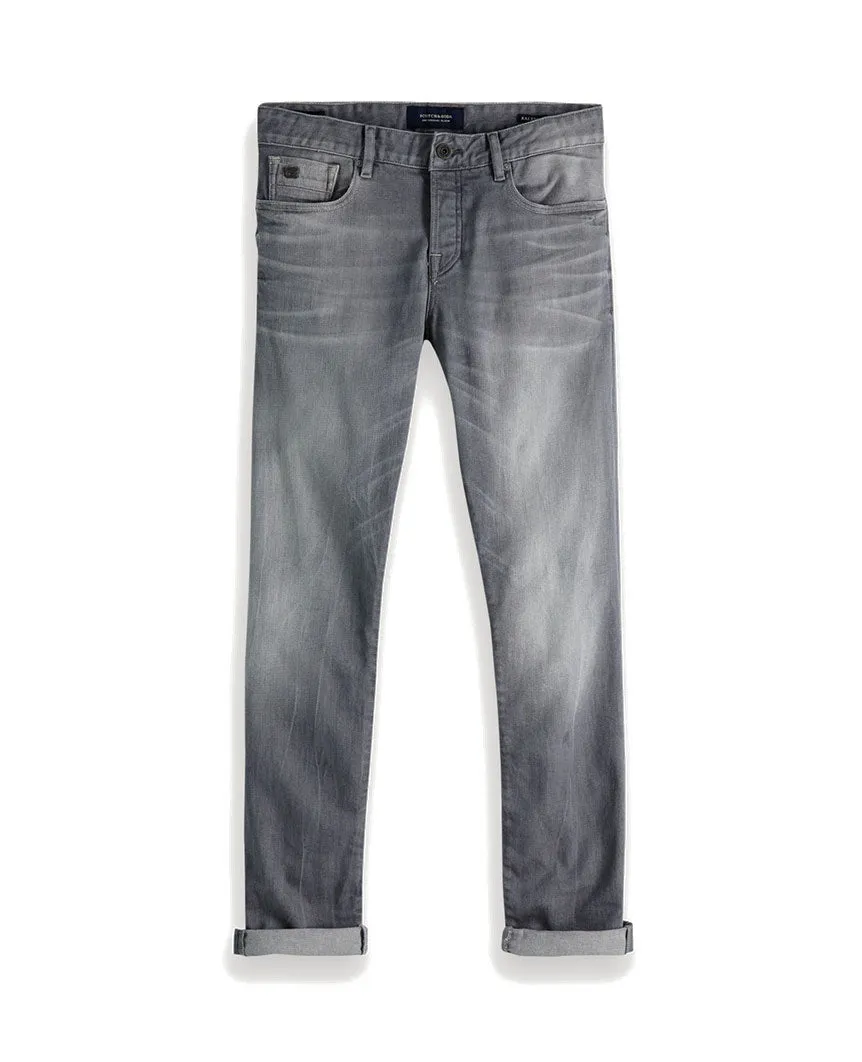 Ralston Stone And Sand Regular Slim Fit Cement