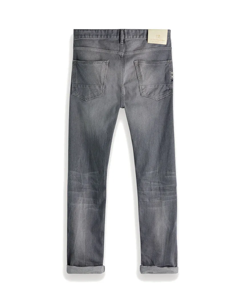 Ralston Stone And Sand Regular Slim Fit Cement