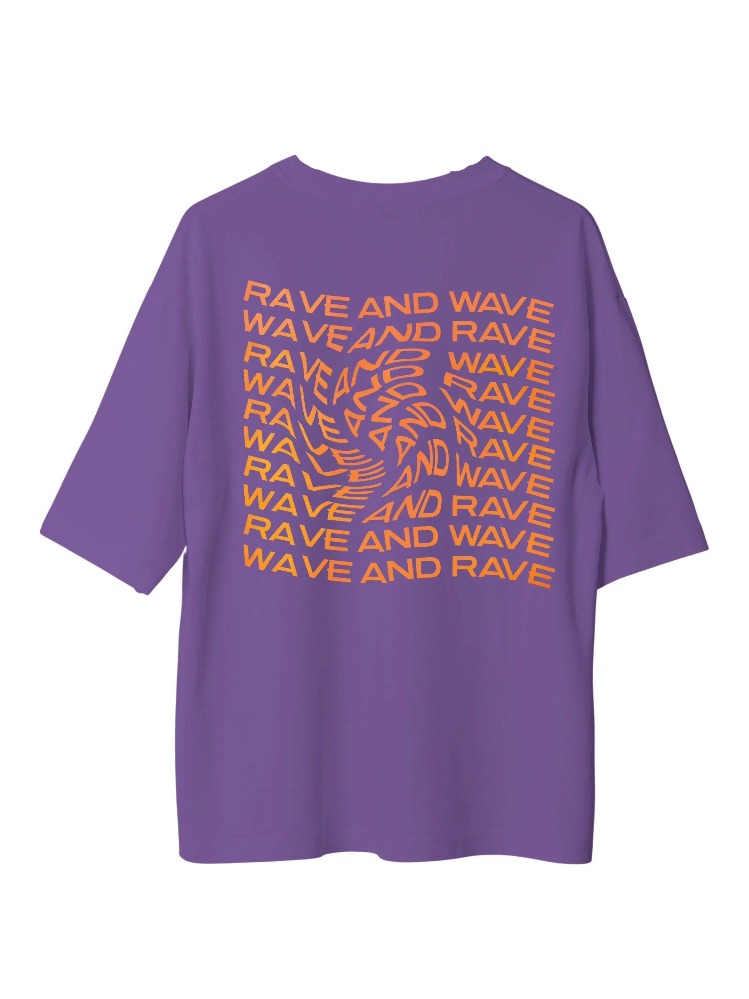 Rave & Wave (Holographic): Burger Bae Drop sleeved Unisex Tee