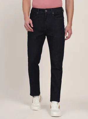 Raw Blue Washed Straight Fit Jeans | JadeBlue
