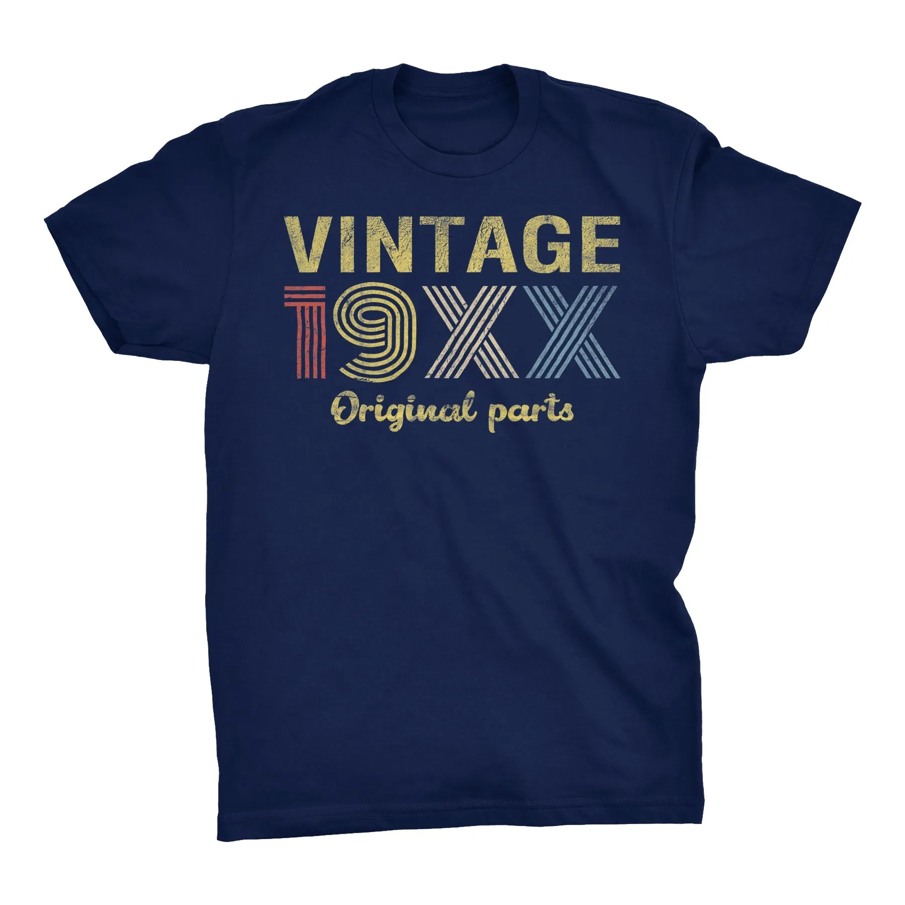 Retro Birthday - Vintage 19XX Original Parts - Choose The Date