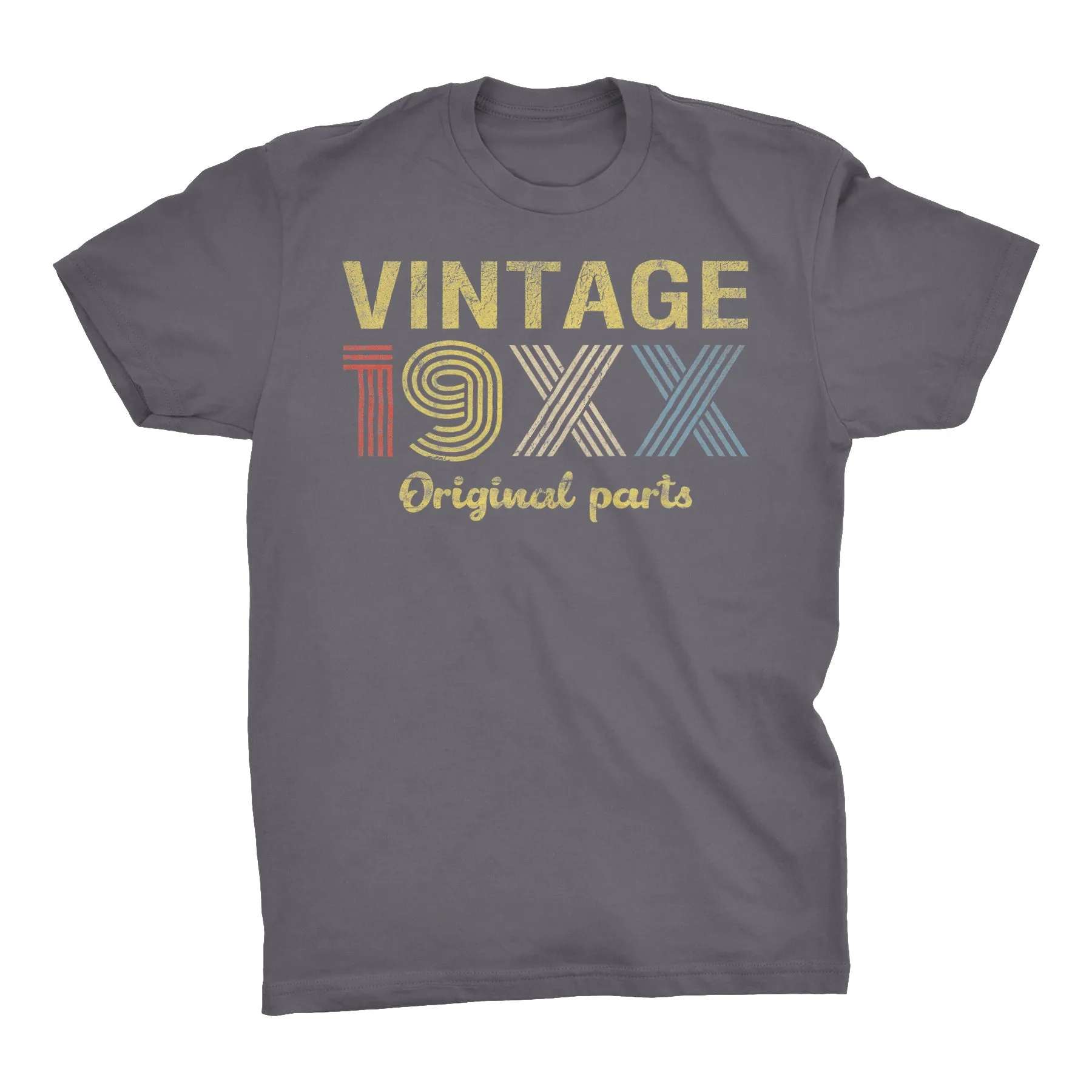 Retro Birthday - Vintage 19XX Original Parts - Choose The Date