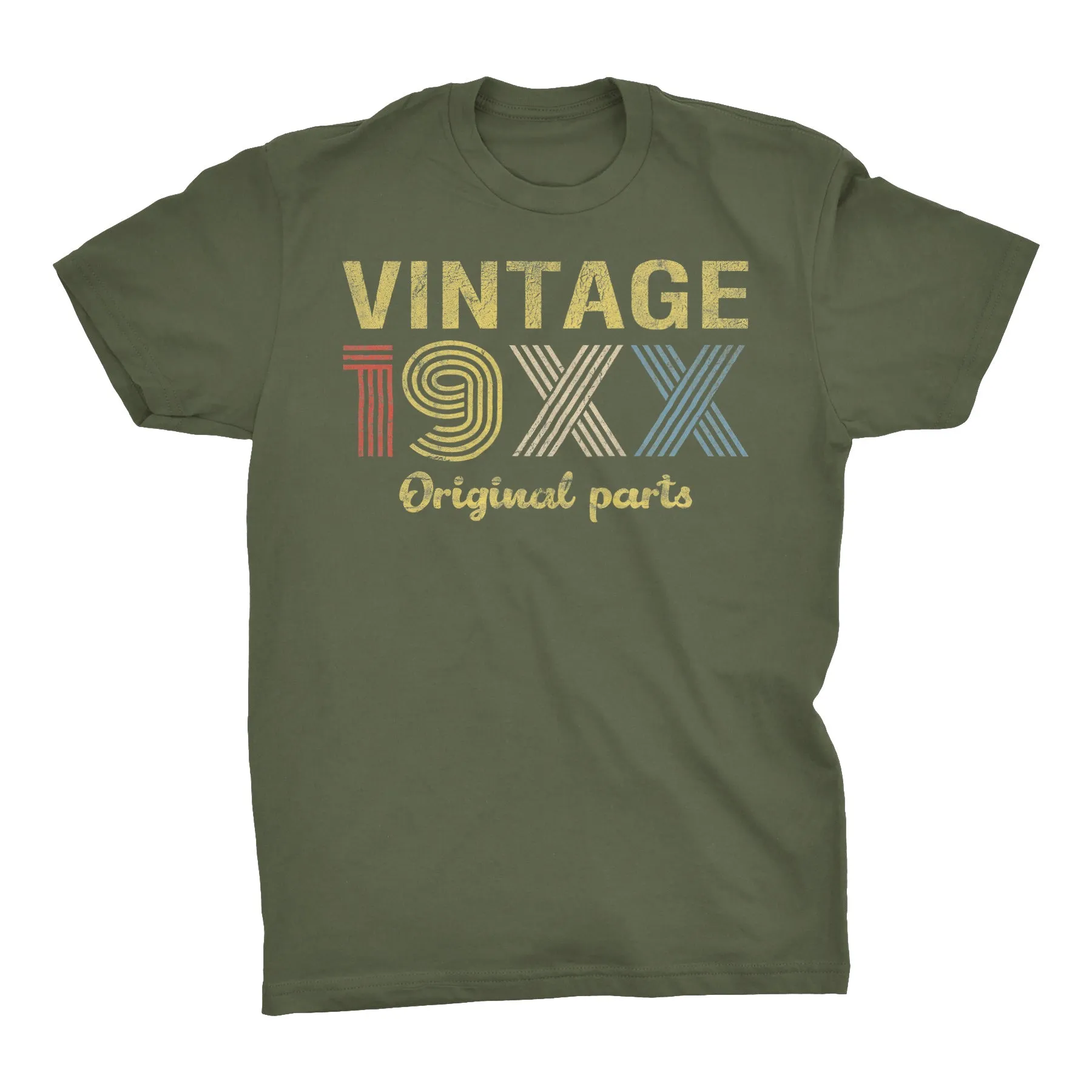 Retro Birthday - Vintage 19XX Original Parts - Choose The Date