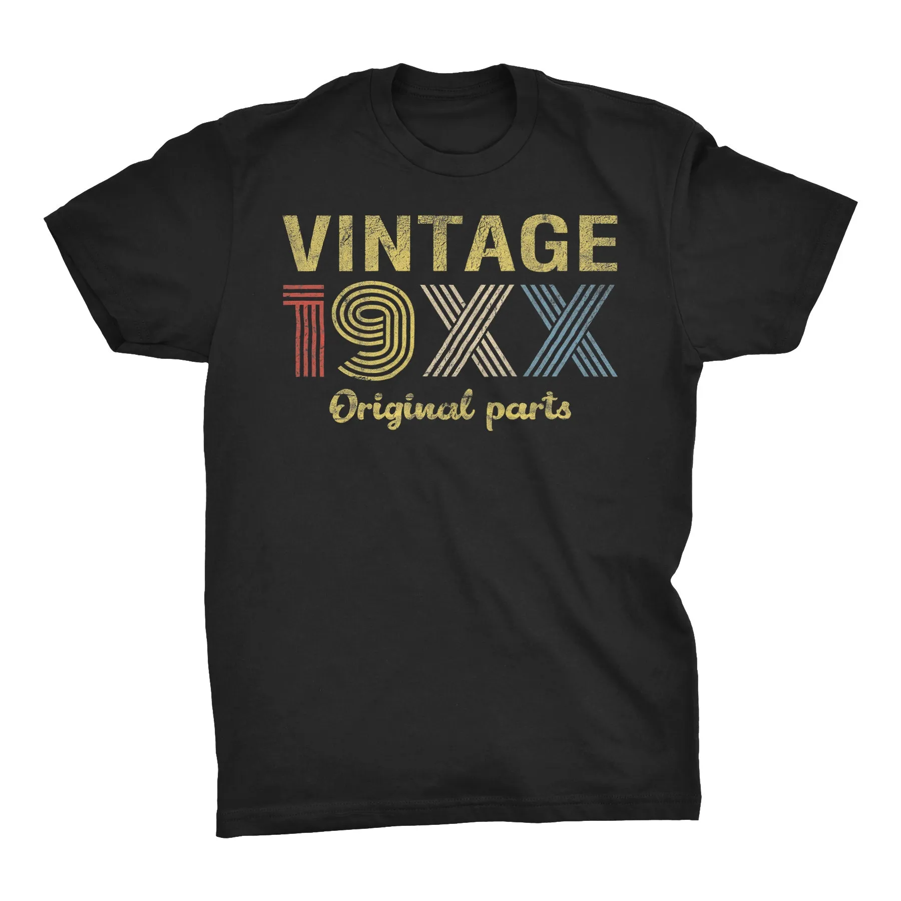 Retro Birthday - Vintage 19XX Original Parts - Choose The Date
