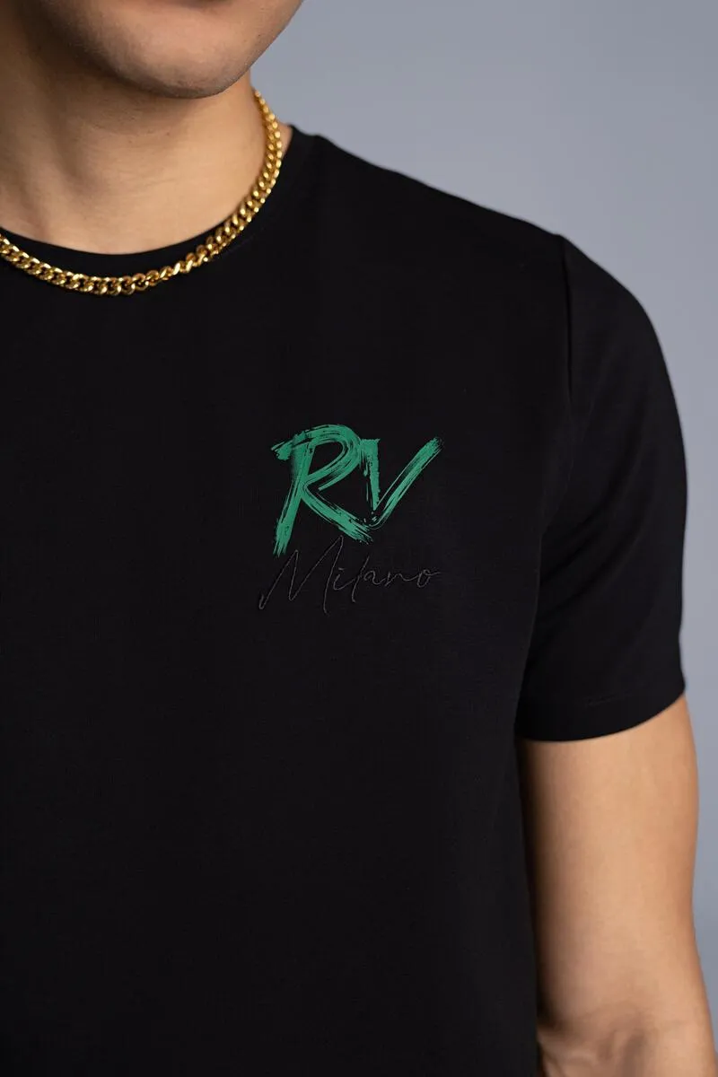 ROBERTO VINO Vino Moda T-shirt (BLACK)