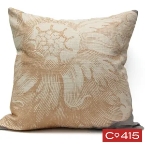 Rosette Pillow - Gold