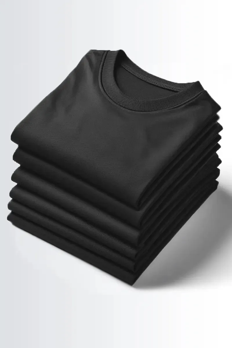 Round Neck T-Shirt - Pack of 6