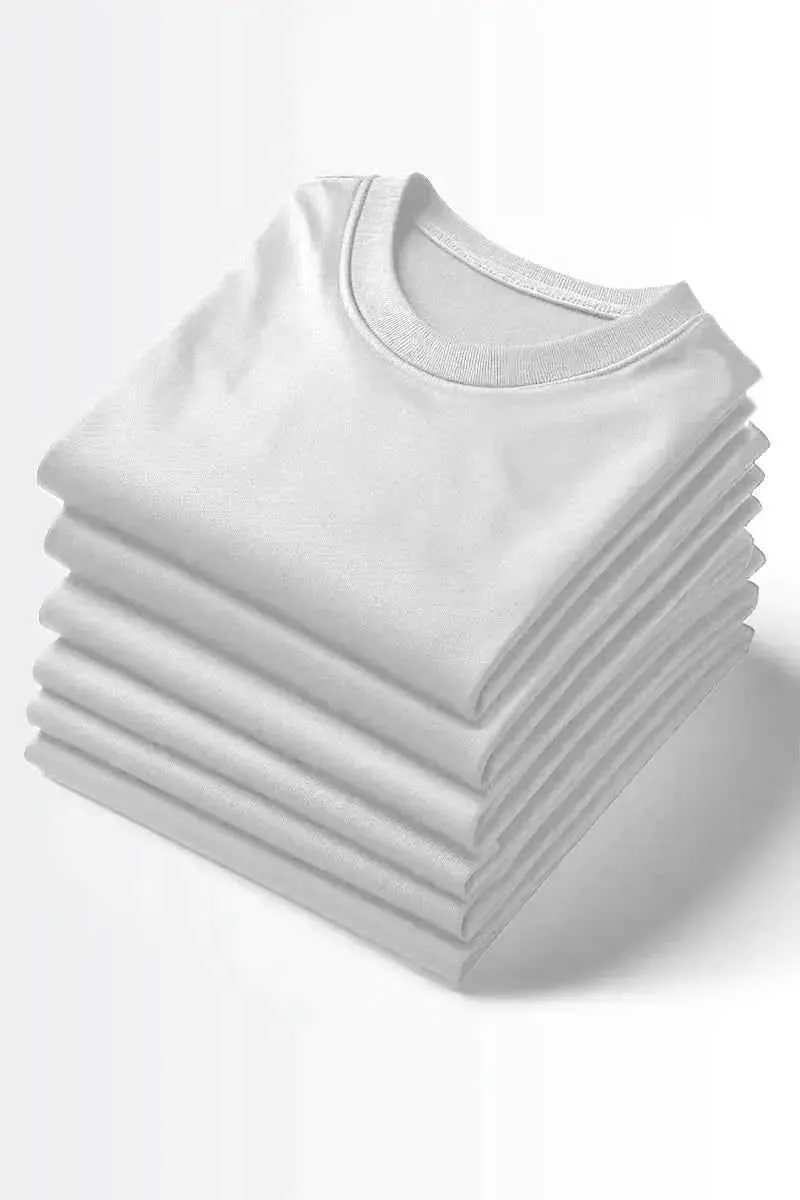 Round Neck T-Shirt - Pack of 6