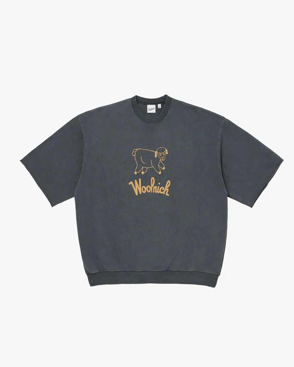 Run Sheep S/S Sweatshirt - Charcoal