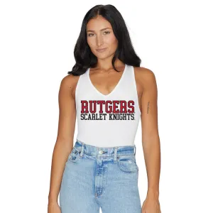 Rutgers White Bodysuit