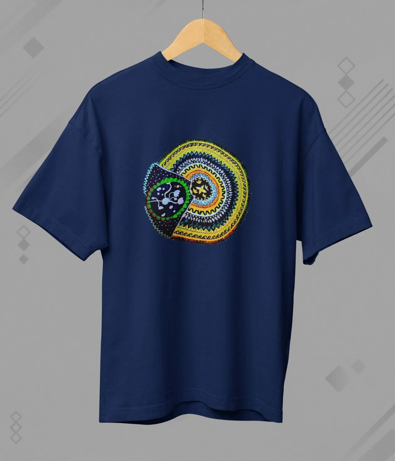 Sacred Spin - Terry Oversized T-Shirt - Dark