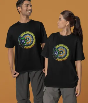 Sacred Spin - Terry Oversized T-Shirt - Dark