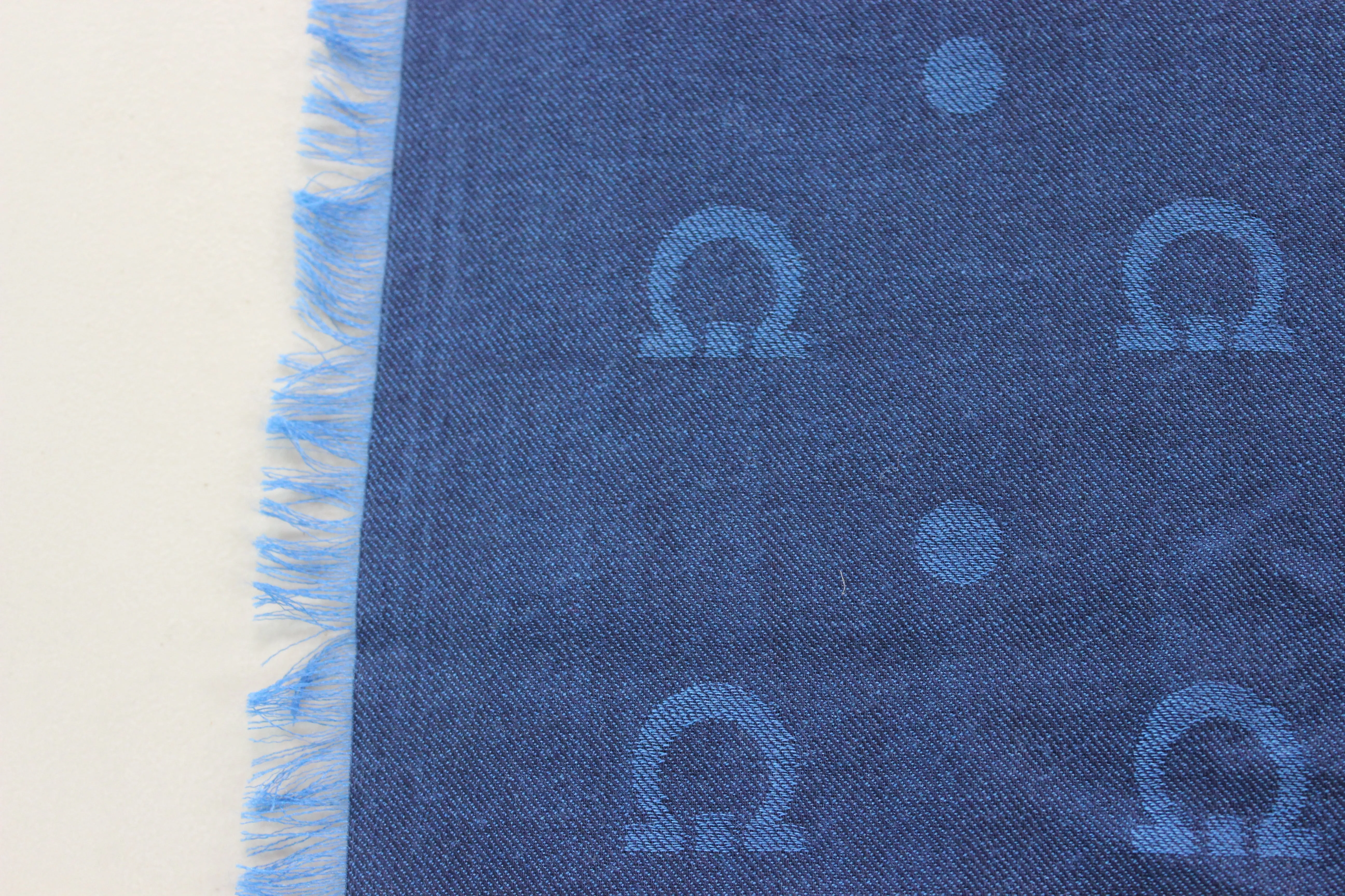 Salvatore Ferragamo Scarf in Gancini Blue