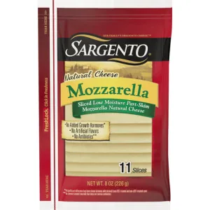Sargento Deli Style Sliced Mozzarella 8oz