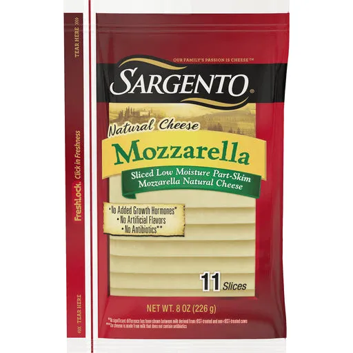 Sargento Deli Style Sliced Mozzarella 8oz