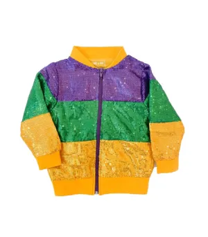 Sequin Mardi Gras Jacket