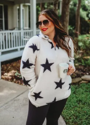 Shooting Star Sherpa Pullover