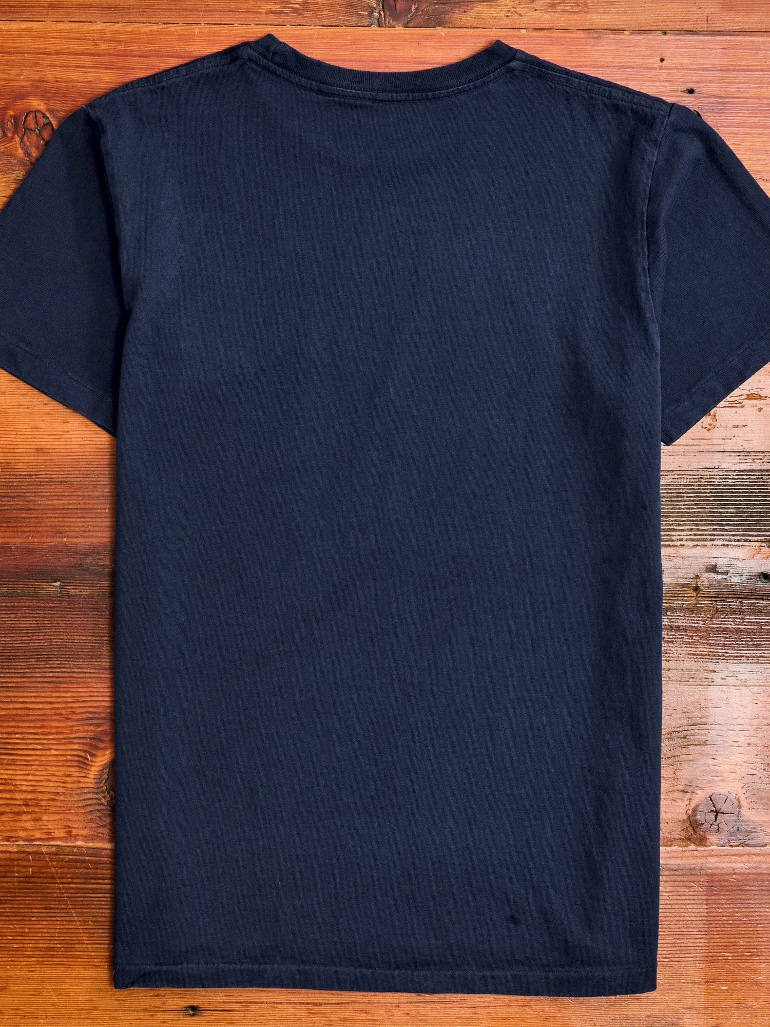 Short Sleeve Crew Tee in Blue Indigo
