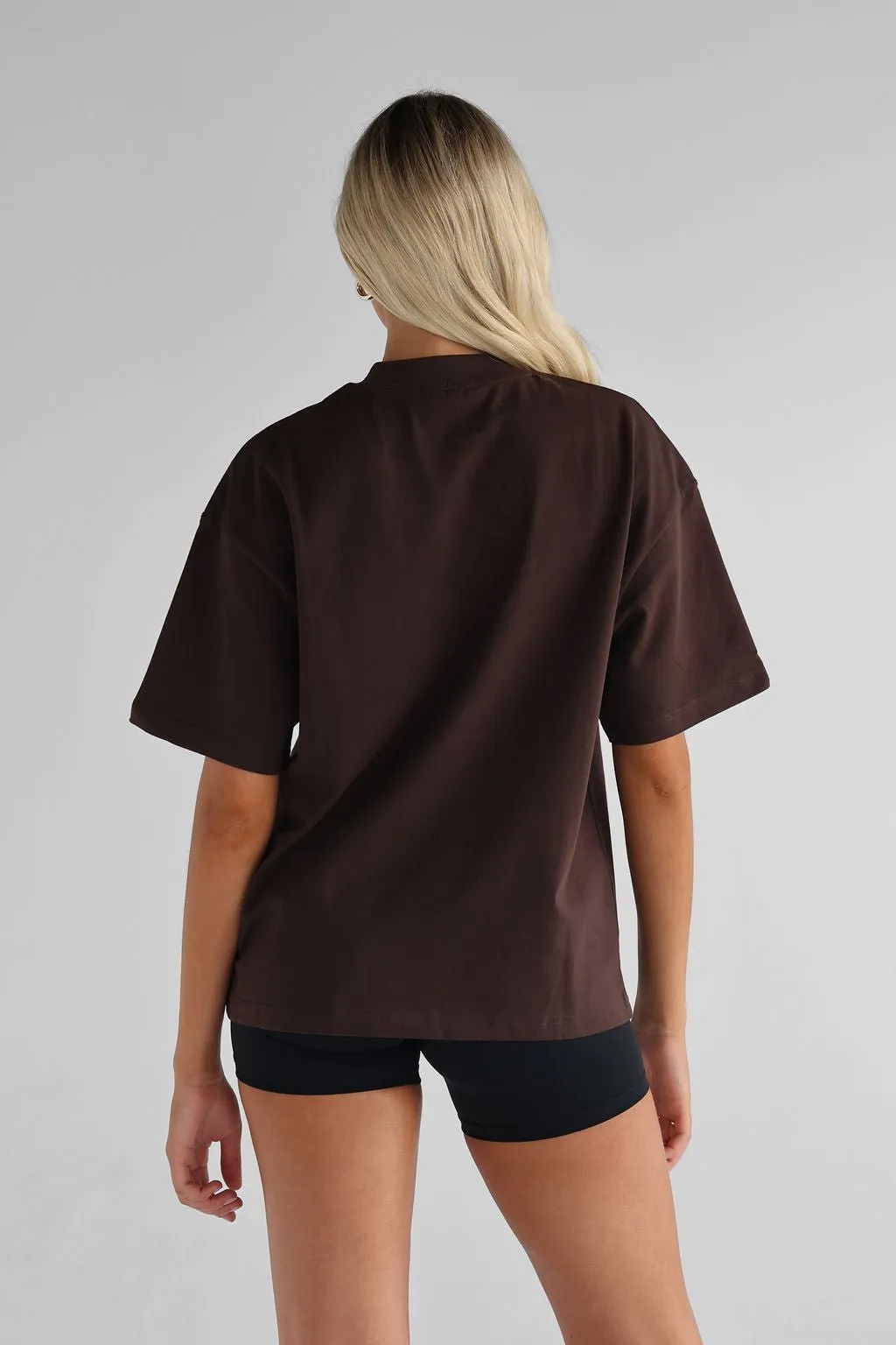 Signature Boyfriend Tee - Chocolate