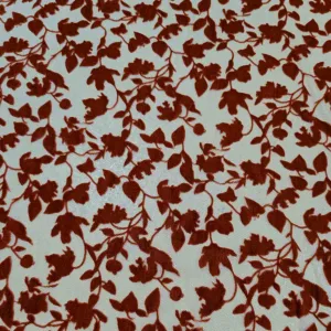 Silk Burnout Velvet, Vines