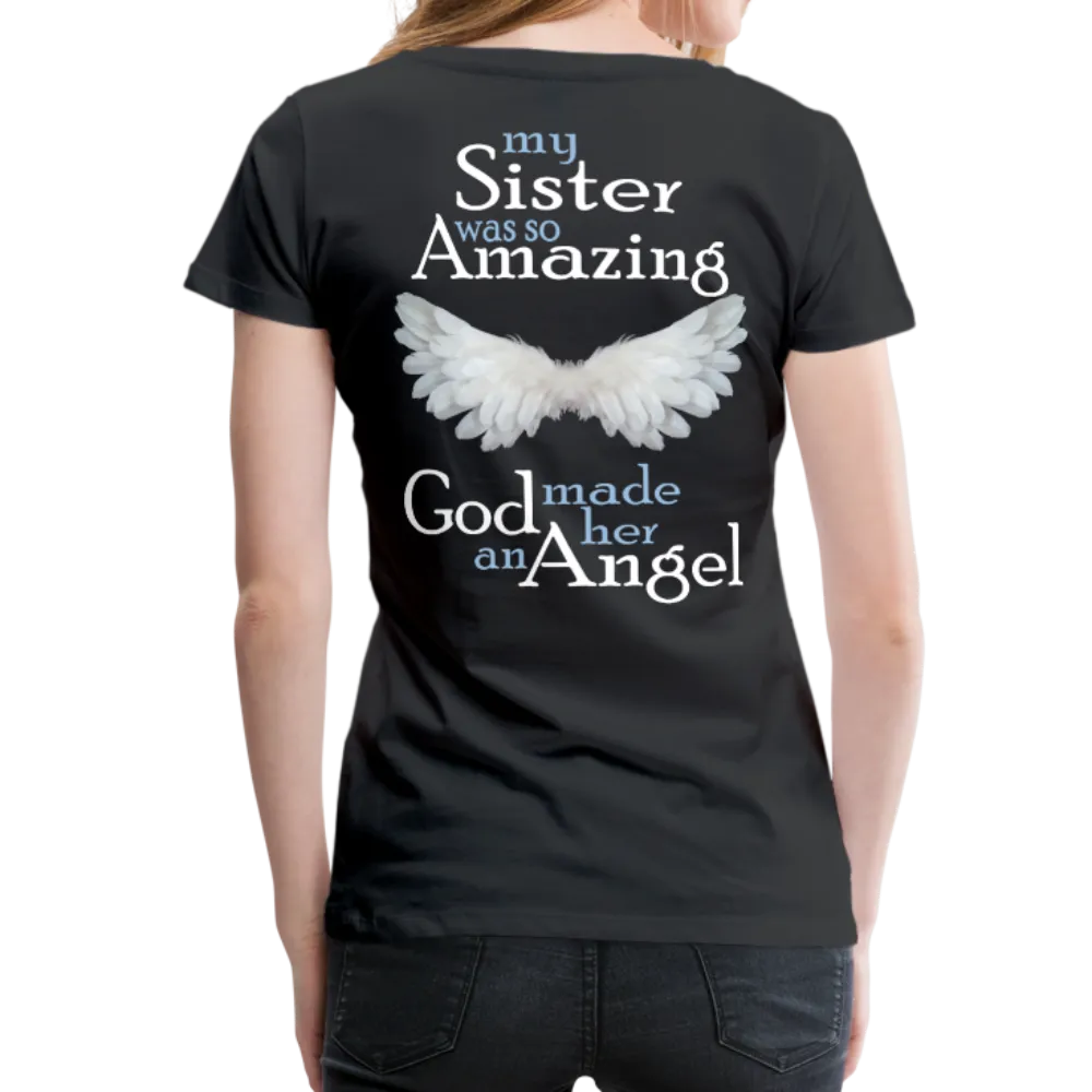 Sister Amazing Angel Women’s Premium T-Shirt (CK1483)