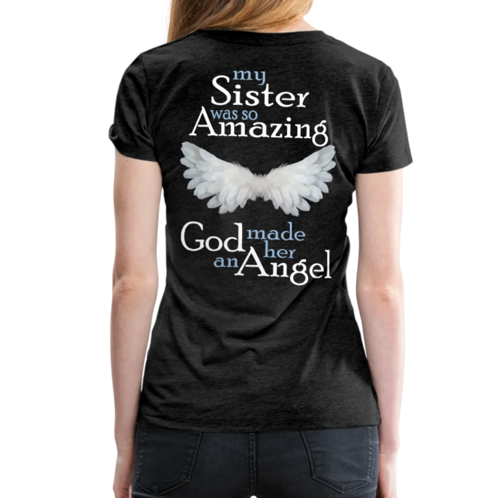 Sister Amazing Angel Women’s Premium T-Shirt (CK1483)