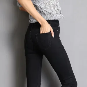 Skip Women's Washed Denim Jeans